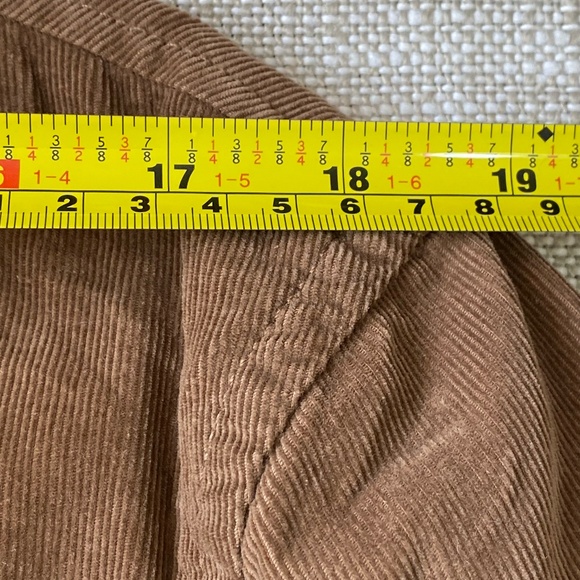 Gap Mens M Brown Corduroy Button Up Cotton Lined Casual Office Creepy Blazer. - Picture 10 of 16